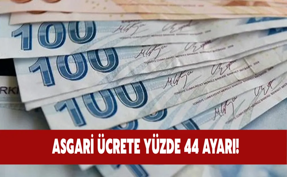 Asgari ücrete yüzde 44 ayarı! Hesaplar değişti yeni rakamı duyurdu