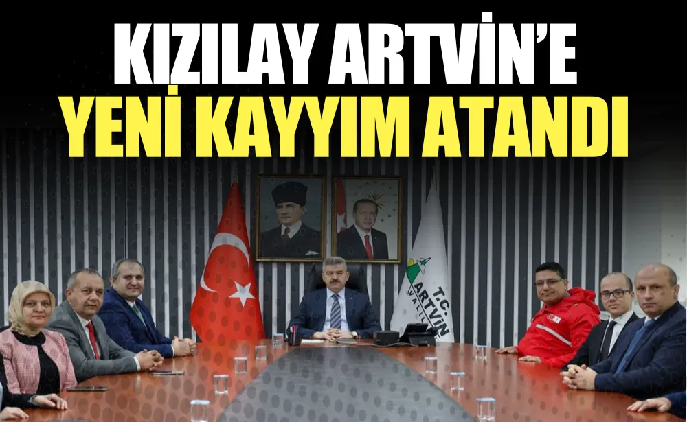 KIZILAY ARTVİN ŞUBESİNDE ZİMMET SKANDALI ÜZERINE MEVCUT YÖNETİM GÖREVINDEN ALINARAK KAYYIM ATANDI