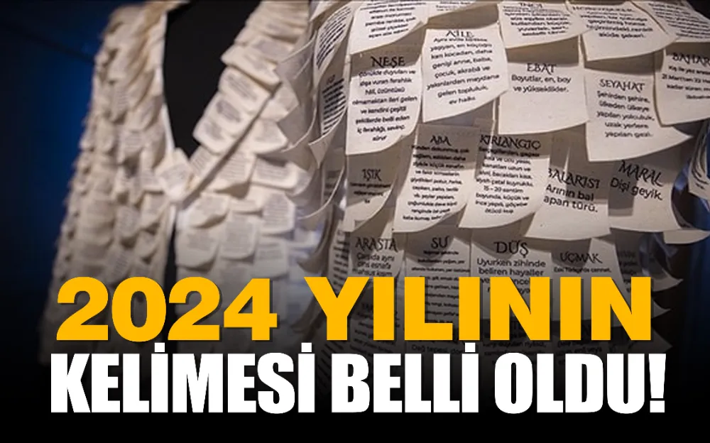 2024 yılının kelimesi belli oldu!