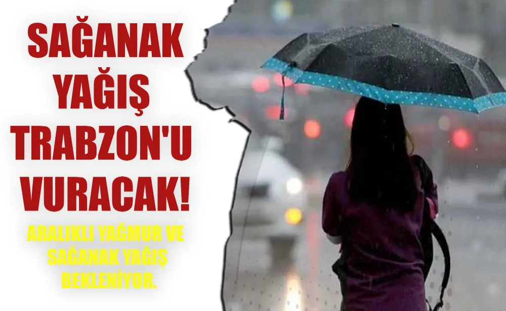 Sağanak Yağış Trabzon