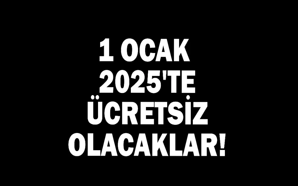 1 Ocak 2025