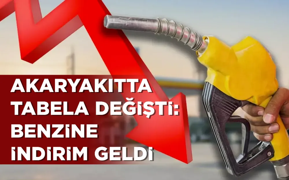 Akaryakıtta tabela değişti: Benzine indirim geldi