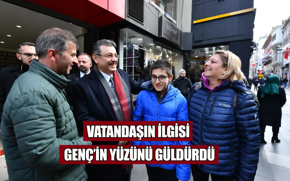 VATANDAŞIN İLGİSİ GENÇ’İN YÜZÜNÜ GÜLDÜRDÜ