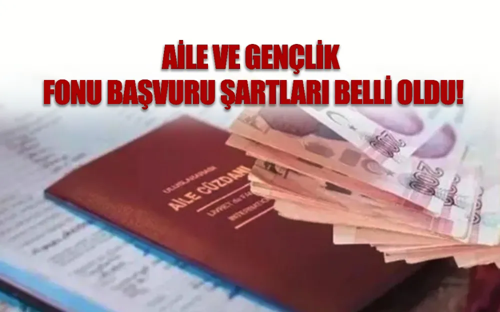 AİLE VE GENÇLİK FONU BAŞVURU ŞARTLARI BELLİ OLDU!