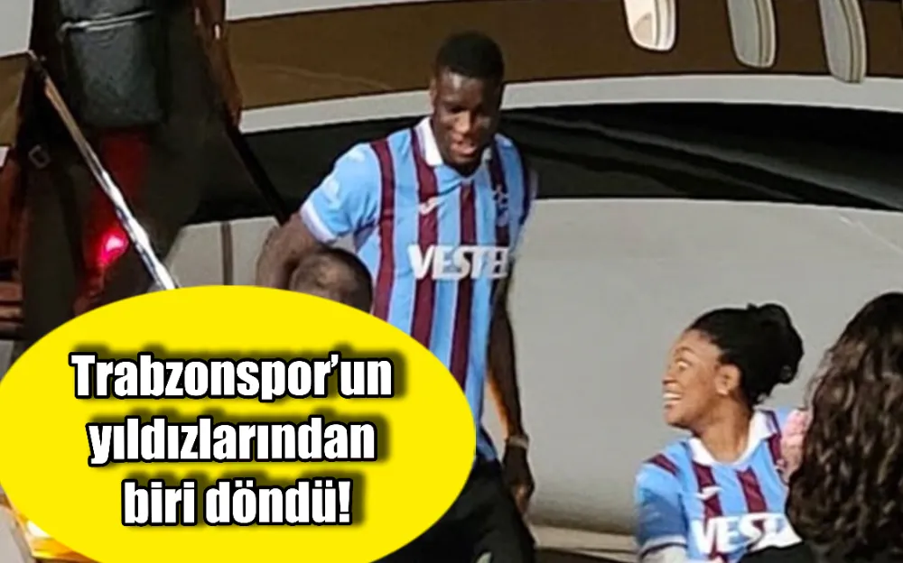 Trabzonspor’un yıldız futbolcuları şehre geldi!