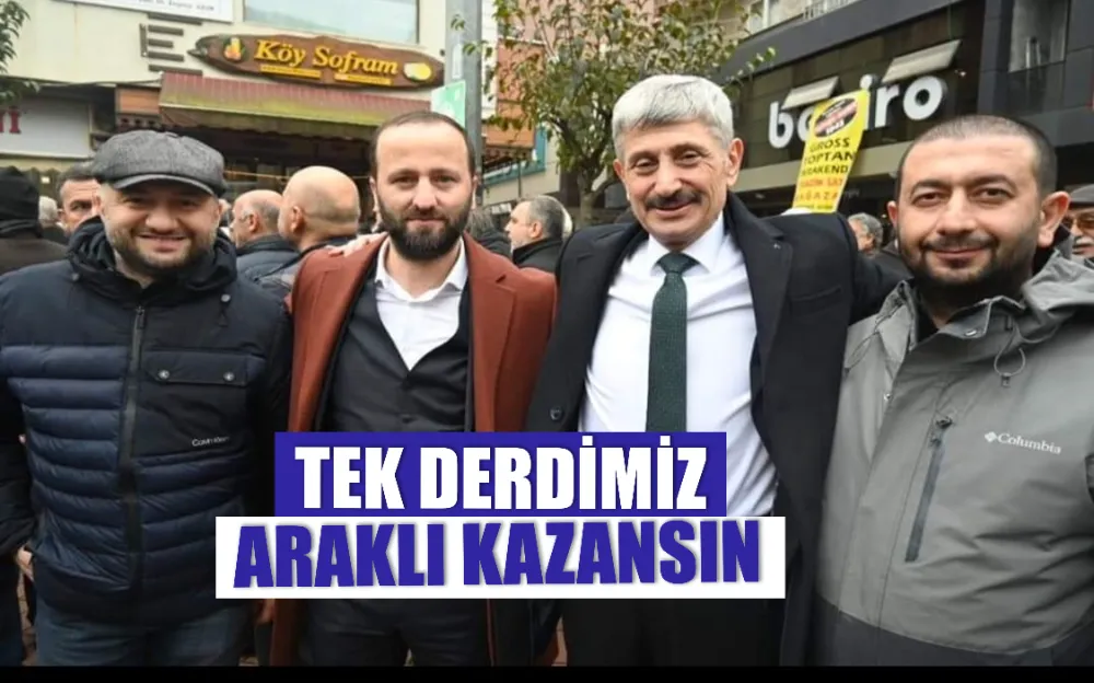 TEK DERDİMİZ ARAKLI KAZANSIN!