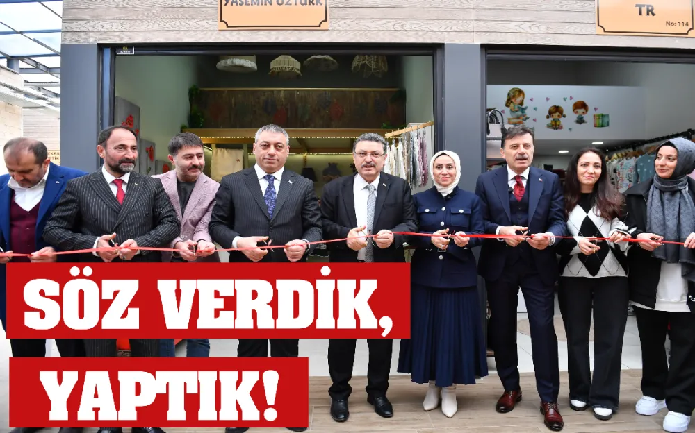 SÖZ VERDİK, YAPTIK