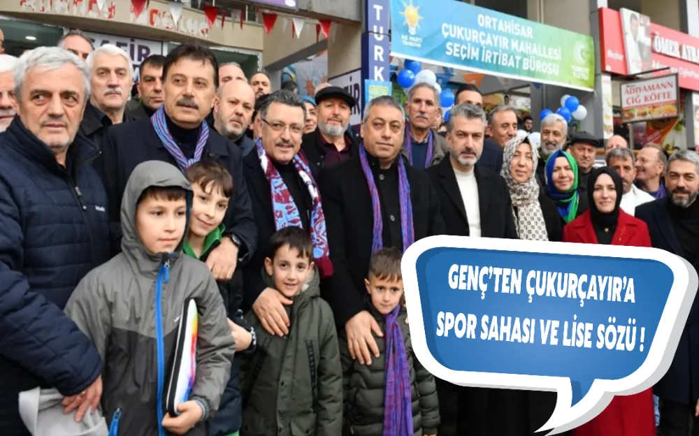 GENÇ’TEN ÇUKURÇAYIR’A SPOR SAHASI VE LİSE SÖZÜ !