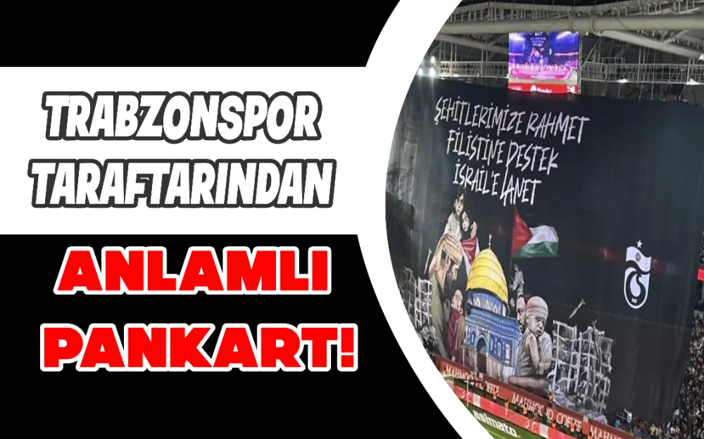 Fenerbahçe maçında anlamlı pankart! 