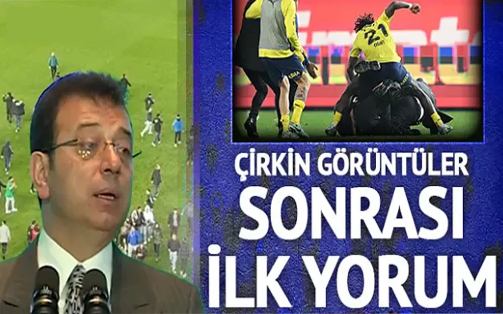 Olaylı derbi sonrası İmamoğlu