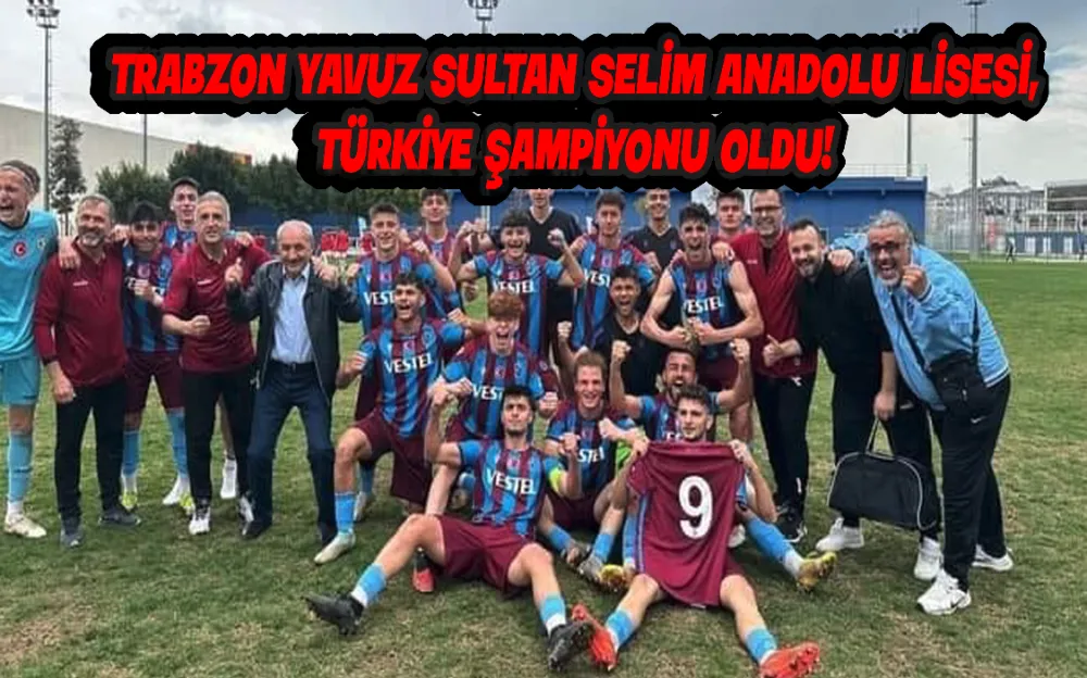 Türkiye Şampiyonu oldu!