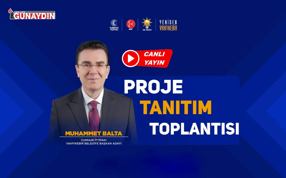 CUMHUR İTTİFAKI VAKFIKEBİR PROJE TANITIM TOPLANTISI (CANLI YAYIN)