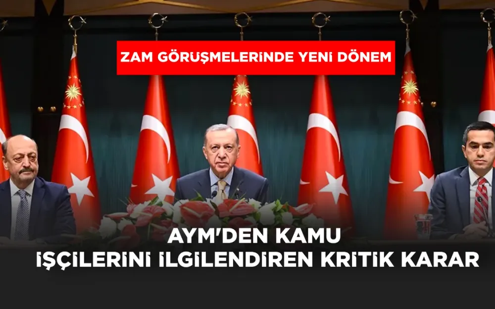 ZAM GÖRÜŞMELERİNDE YENİ DÖNEM! AYM