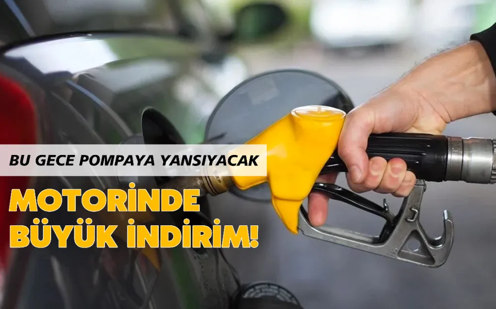 MOTORİNDE  BÜYÜK İNDİRİM!