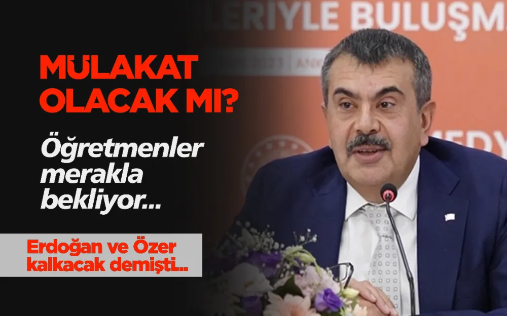 Öğretmenler merakla  bekliyor...