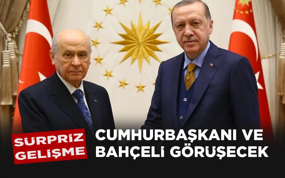 CUMHURBAŞKANI VE BAHÇELİ GÖRÜŞECEK