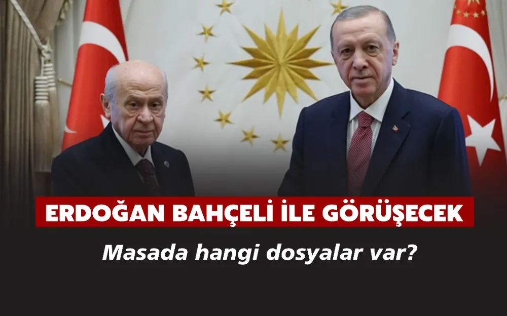 ERDOĞAN BAHÇELİ İLE GÖRÜŞECEK