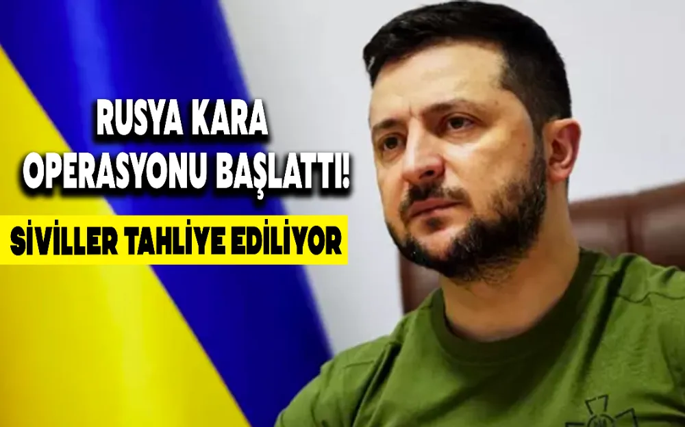 RUSYA KARA OPERASYONU BAŞLATTI! SİVİLLER TAHLİYE EDİLİYOR!