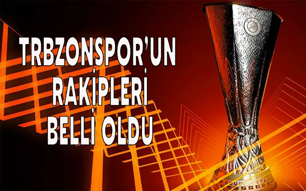 TRBZONSPOR’UN  RAKİPLERİ BELLİ OLDU