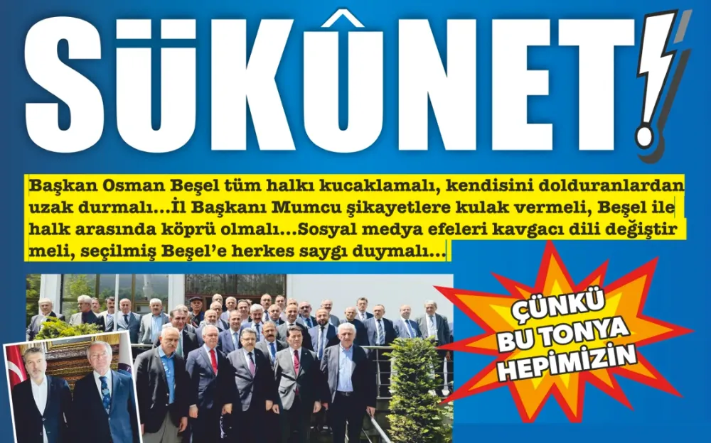 SÜKUNET!