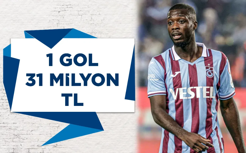 1 GOL  31 MİLYON  TL 