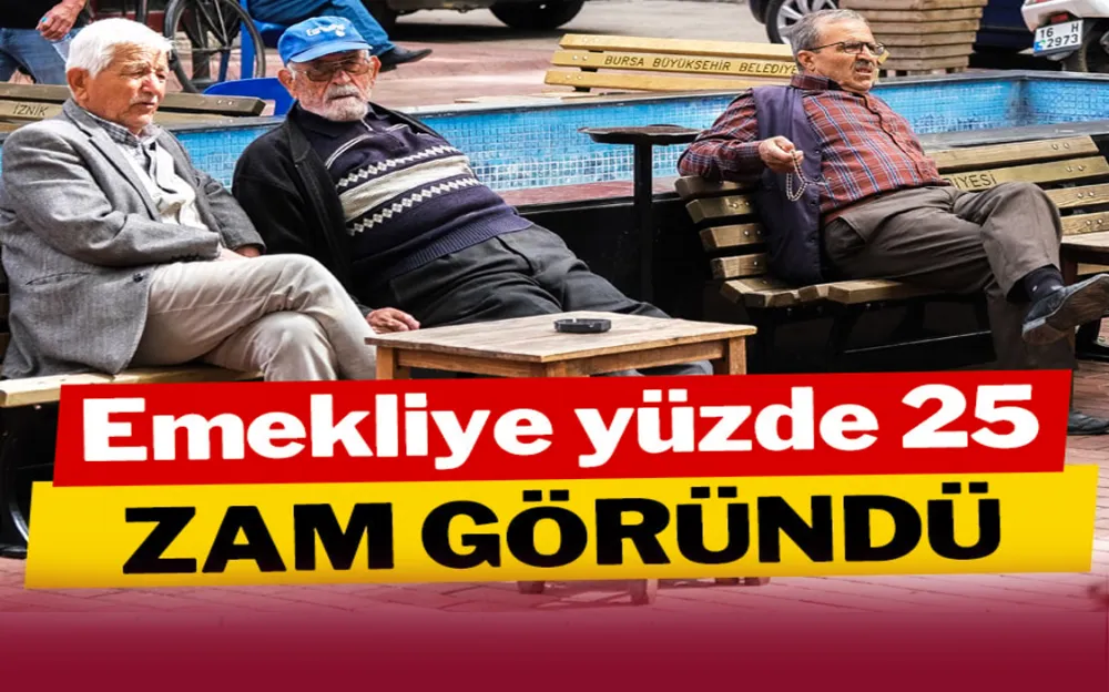 Emekliye yüzde 25 zam göründü!