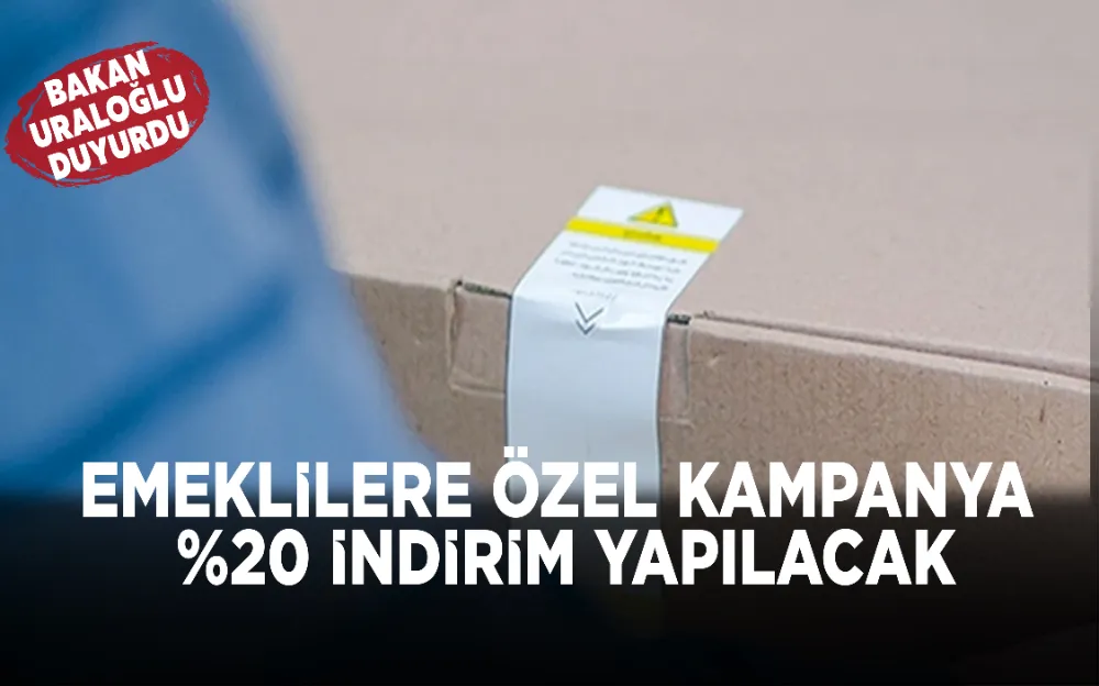 EMEKLİLERE ÖZEL KAMPANYA  %20 İNDİRİM YAPILACAK