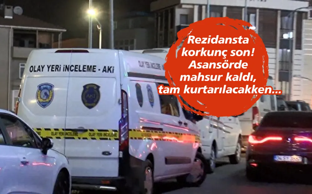 Rezidansta korkunç son! Asansörde mahsur kaldı, tam kurtarılacakken...