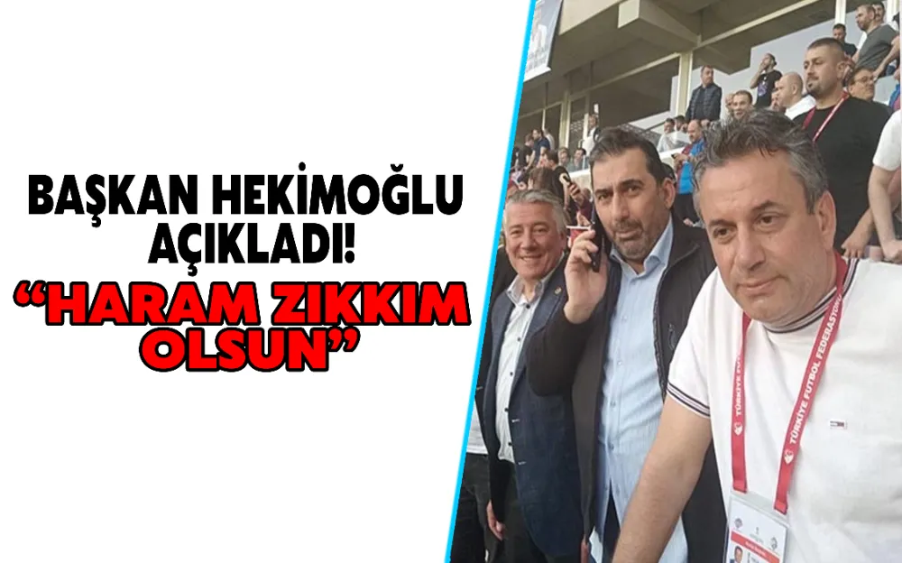 BAŞKAN HEKİMOĞLU AÇIKLADI! 