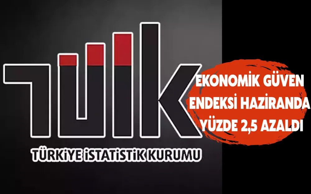 EKONOMİK GÜVEN ENDEKSİ HAZİRANDA YÜZDE 2,5 AZALDI