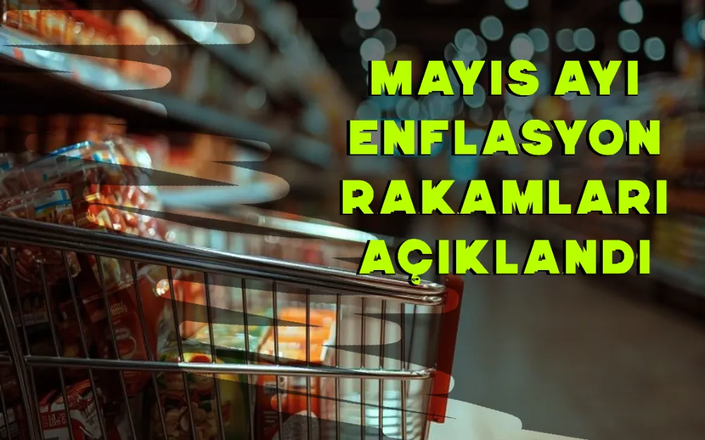 MAYIS AYI ENFLASYON RAKAMLARI AÇIKLANDI