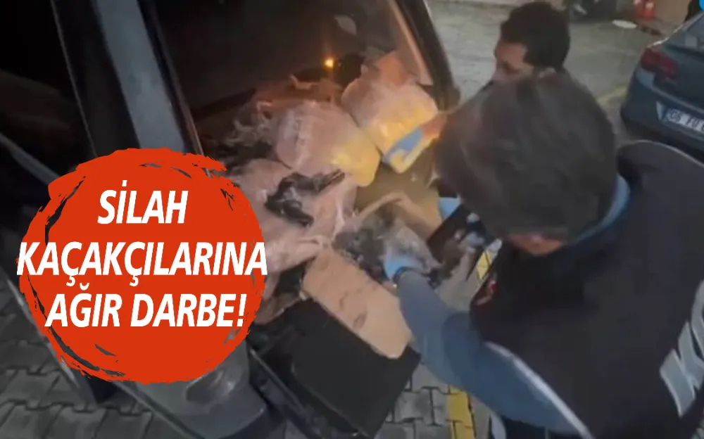 SİLAH KAÇAKÇILARINA AĞIR DARBE!