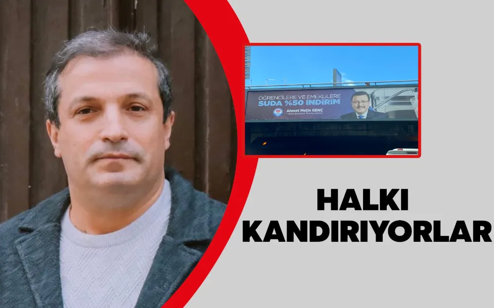 HALKI KANDIRIYORLAR