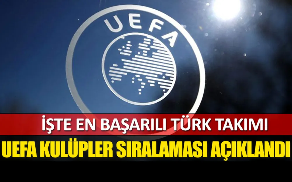 UEFA külupler sıralaması belli oldu!  