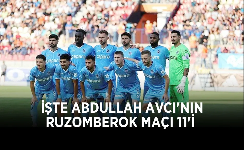 Trabzonspor tur için sahne alıyor! İşte Abdullah Avcı