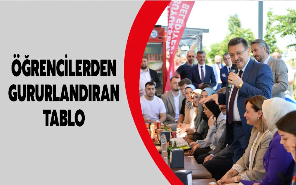 ÖĞRENCİLERDEN GURURLANDIRAN TABLO