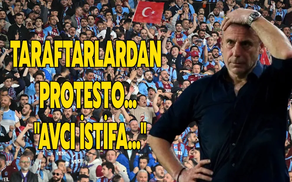 TARAFTARLARDAN PROTESTO... 