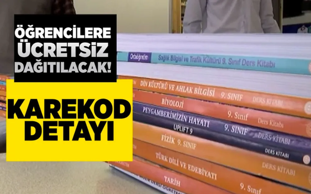 Öğrencilere ücretsiz dağıtılacak ders kitapları sıralardaki yerini aldı