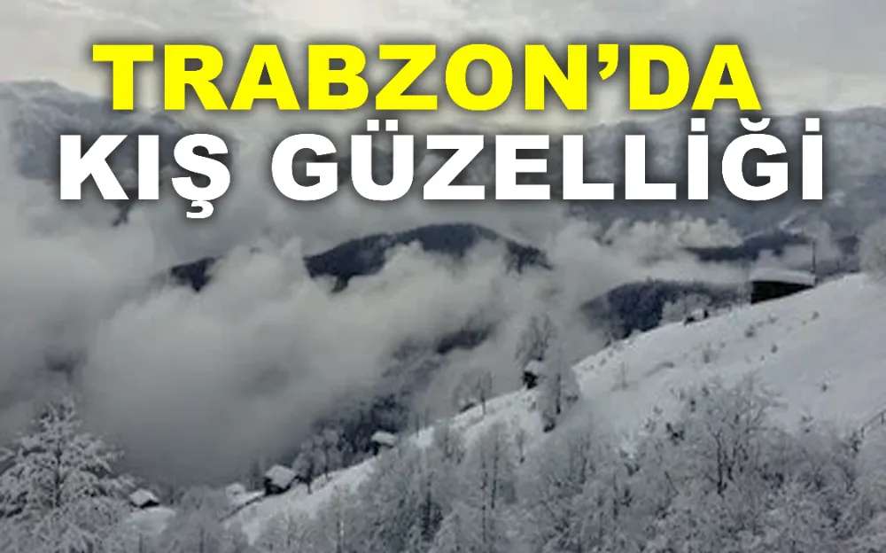 Trabzon’da kış güzelliği