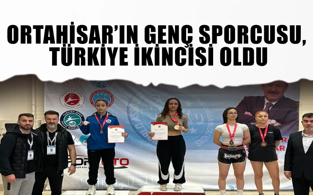 Ortahisar’ın genç sporcusu, Türkiye İkincisi oldu